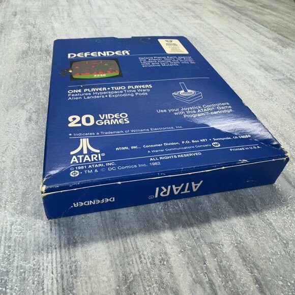 1981 Atari 2600 Defender with Box and Manual Vintage Video Game CIB - Picture 13 of 15
